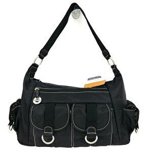 NWOT Travelon Black Nylon Shoulder Bag 14x9